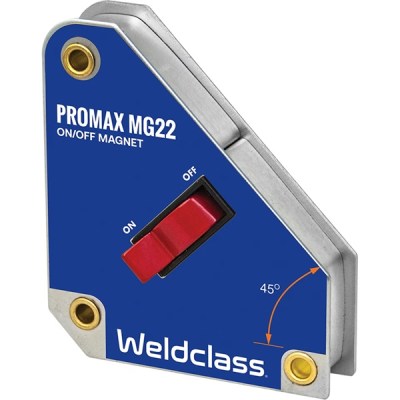 Weldclass 110x95mm Heavy-Duty PROMAX 35-40Kg On Off Welding Magnet - WC-01885 THE METAL WAREHOUSE